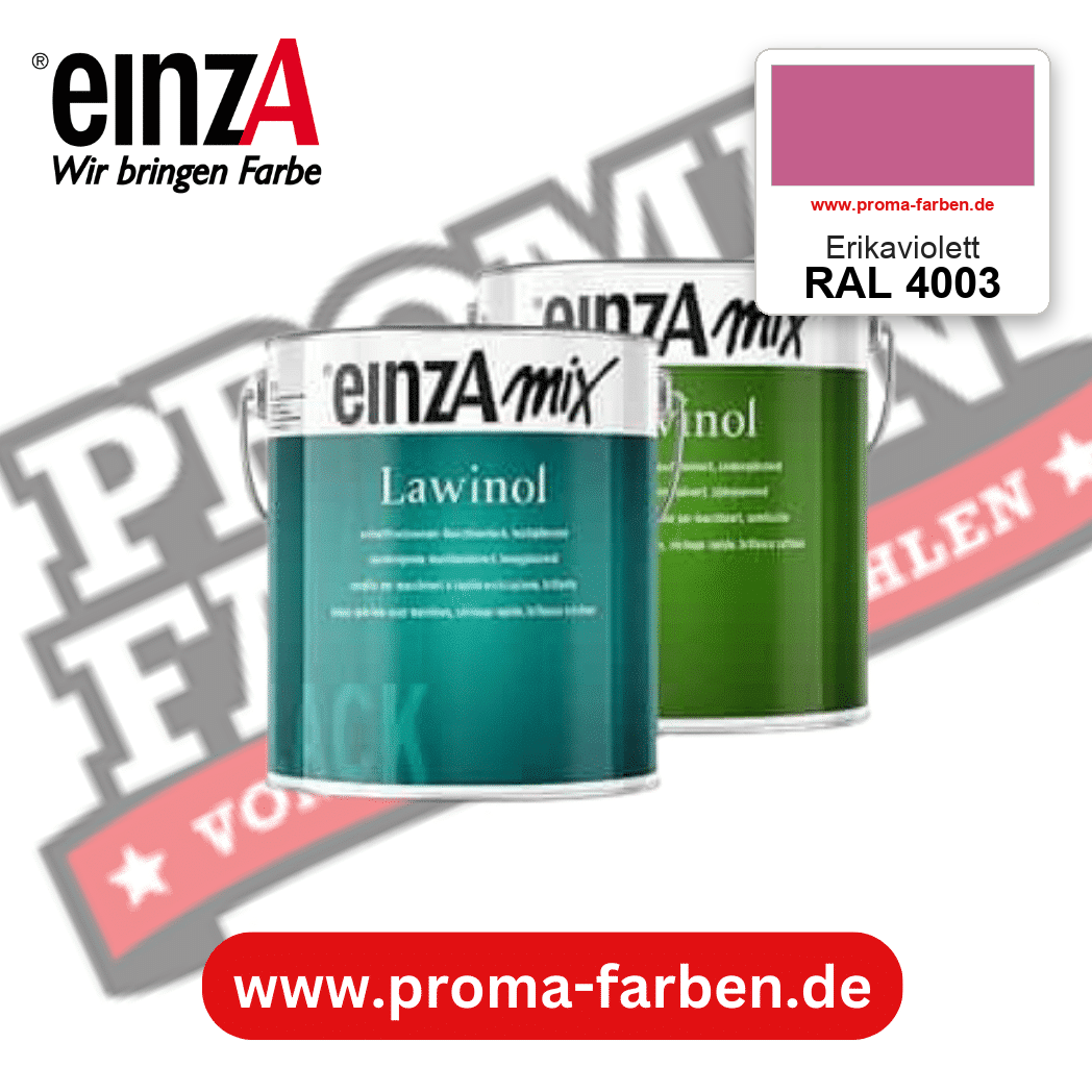 EinzA mix Lawinol Maschinenlack RAL 4003 Erikaviolett – seidenglänzender 1K-Speziallack, online kaufen bei Proma Farben