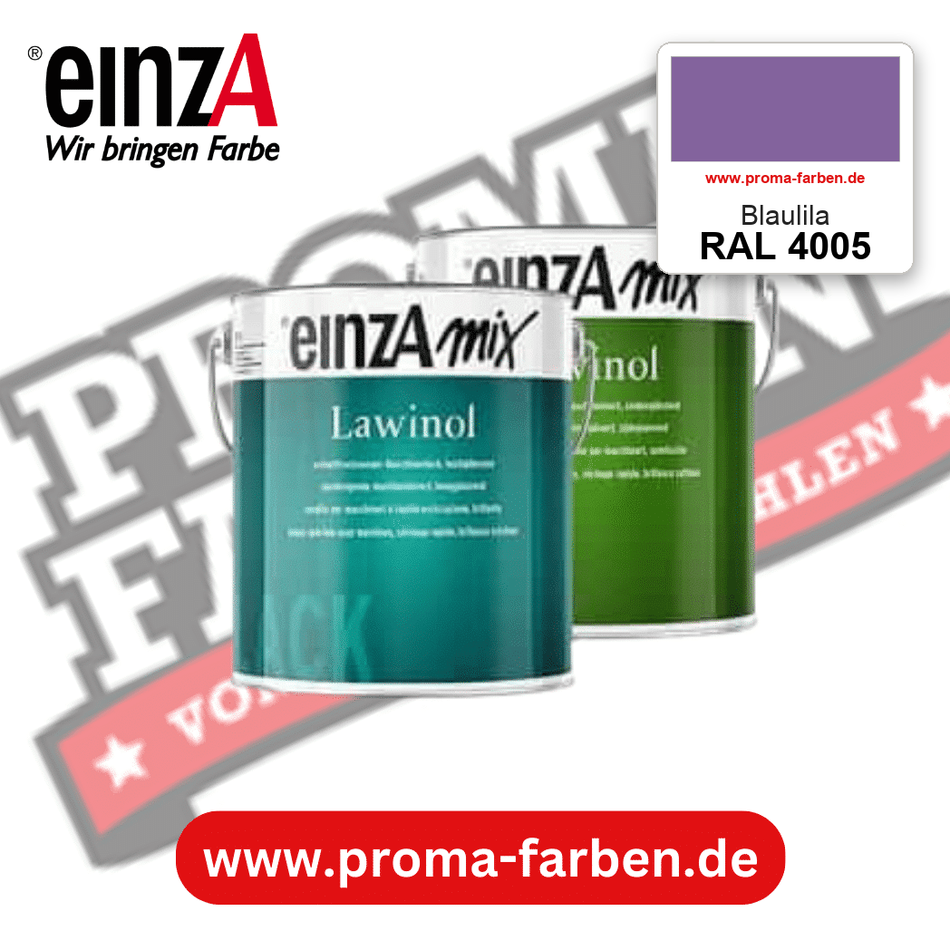 EinzA mix Lawinol Maschinenlack RAL 4005 Blaulila – seidenglänzender 1K-Speziallack, online kaufen bei Proma Farben