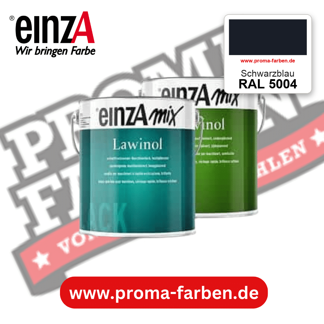 EinzA mix Lawinol Maschinenlack RAL 5004 Schwarzblau – seidenglänzender 1K-Speziallack, online kaufen bei Proma Farben