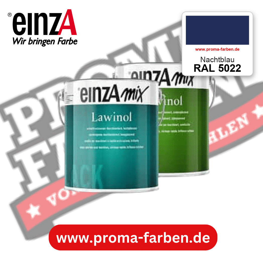 EinzA mix Lawinol Maschinenlack RAL 5022 Nachtblau – seidenglänzender 1K-Speziallack, online kaufen bei Proma Farben