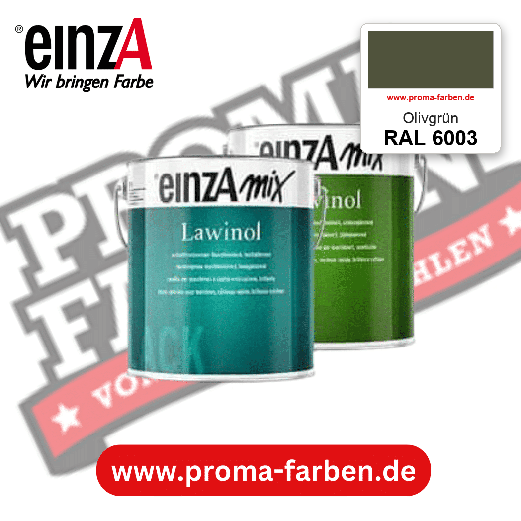 EinzA mix Lawinol Maschinenlack RAL 6003 Olivgrün – seidenglänzender 1K-Speziallack, online kaufen bei Proma Farben