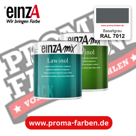 EinzA mix Lawinol Maschinenlack RAL 7012 Basaltgrau – seidenglänzender 1K-Speziallack, online kaufen bei Proma Farben