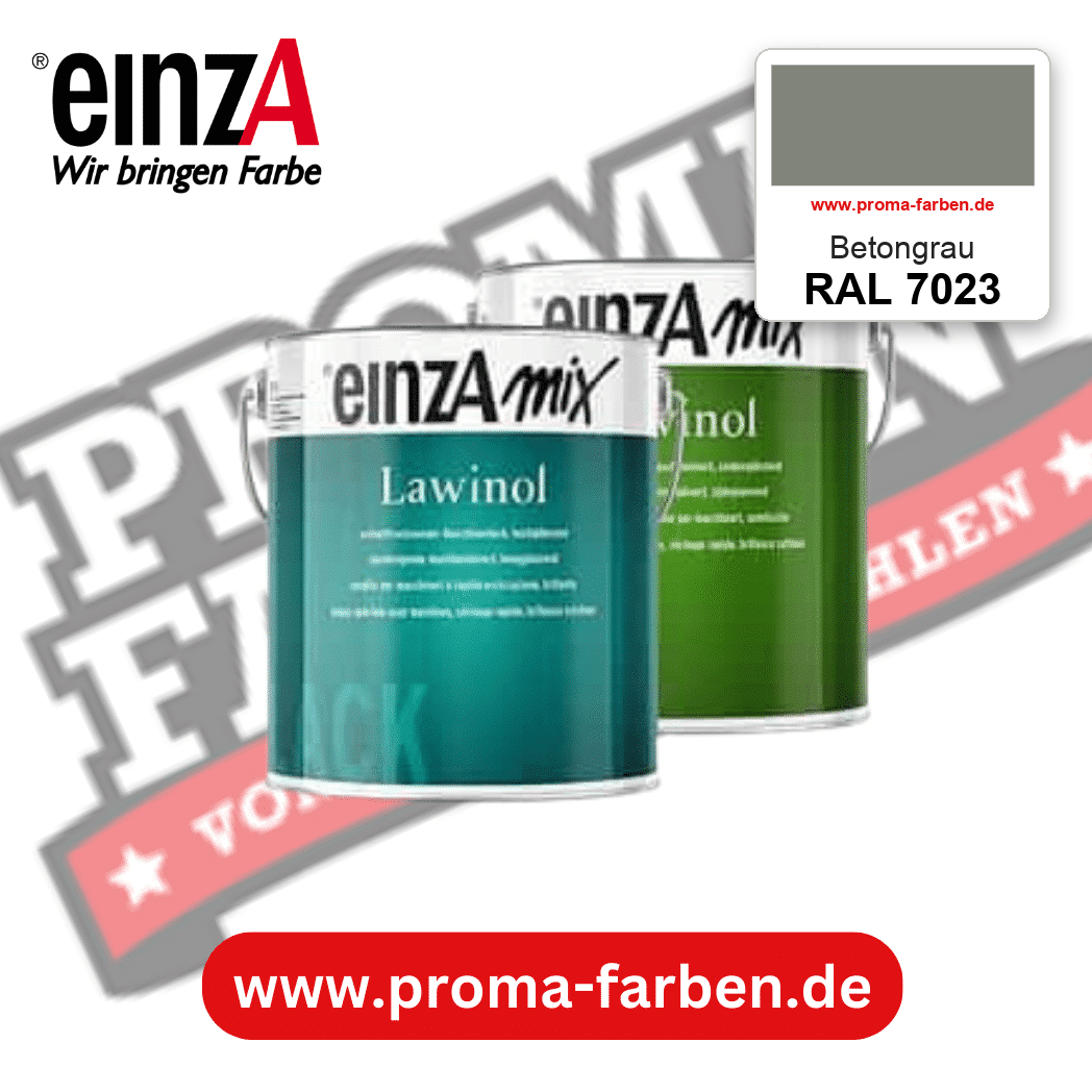EinzA mix Lawinol Maschinenlack RAL 7023 Betongrau – seidenglänzender 1K-Speziallack, online kaufen bei Proma Farben