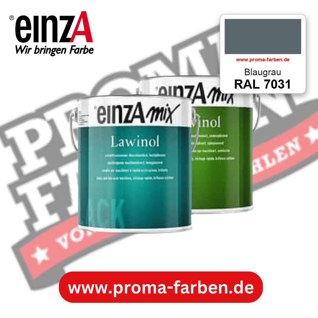 EinzA mix Lawinol Maschinenlack RAL 7031 Blaugrau – seidenglänzender 1K-Speziallack, online kaufen bei Proma Farben