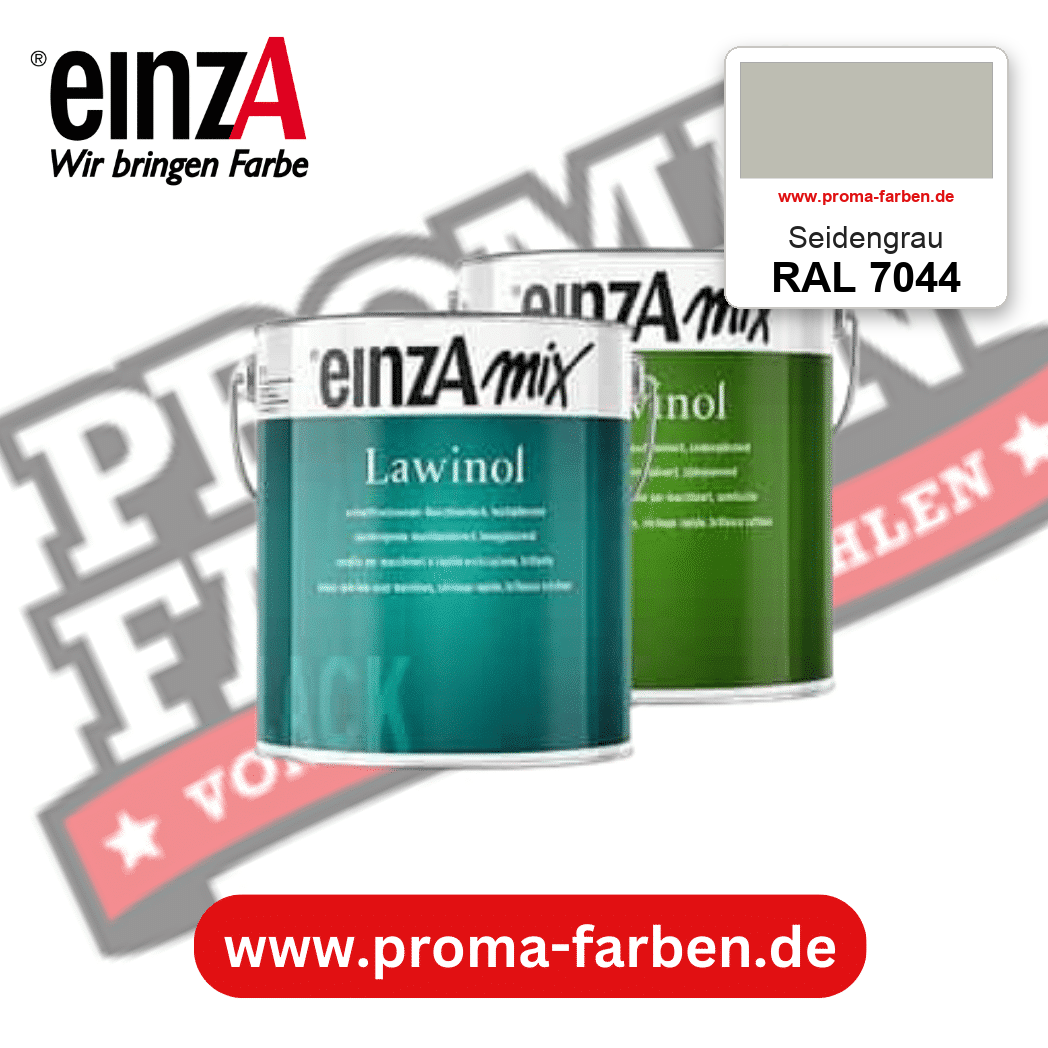 EinzA mix Lawinol Maschinenlack RAL 7044 Seidengrau – seidenglänzender 1K-Speziallack, online kaufen bei Proma Farben
