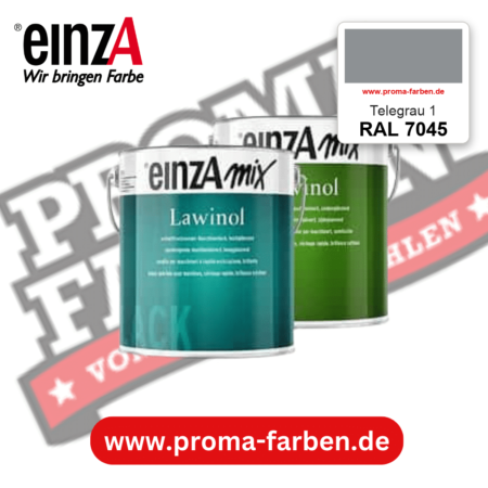 EinzA mix Lawinol Maschinenlack RAL 7045 Telegrau 1 – seidenglänzender 1K-Speziallack, online kaufen bei Proma Farben