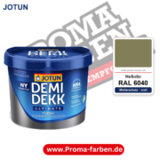 Jotun Demidekk Infinity Pure Mat RAL 6040 Helloliv – matte, deckende Holzfarbe, online kaufen bei Proma Farben