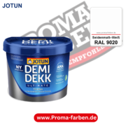 Jotun Demidekk Ultimate RAL 9020 Seidenmatt–Weiß – deckende Holz- und Wetterschutzfarbe, online kaufen bei Proma Farben