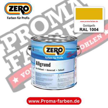 ZERO Allgrund RAL 1004 Goldgelb – im ZERO-MiX-System, online kaufen bei Proma Farben