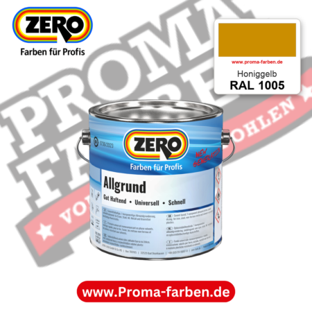 ZERO Allgrund RAL 1005 Honiggelb – im ZERO-MiX-System, online kaufen bei Proma Farben