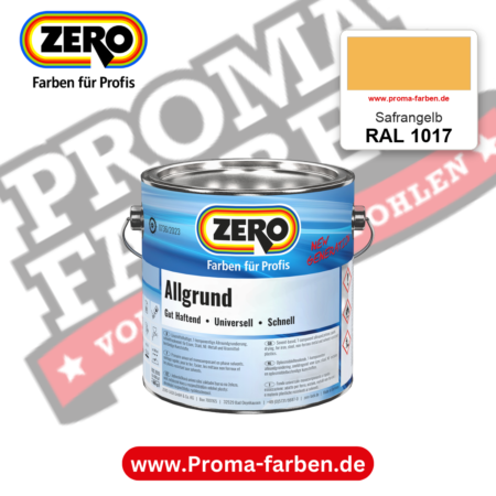 ZERO Allgrund RAL 1017 Safrangelb – im ZERO-MiX-System, online kaufen bei Proma Farben