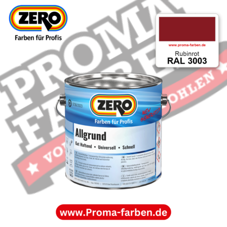 ZERO Allgrund RAL 3003 Rubinrot – im ZERO-MiX-System, online kaufen bei Proma Farben