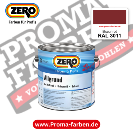 ZERO Allgrund RAL 3011 Braunrot – im ZERO-MiX-System, online kaufen bei Proma Farben