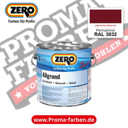 ZERO Allgrund RAL 3032 Perlrubinrot – im ZERO-MiX-System, online kaufen bei Proma Farben