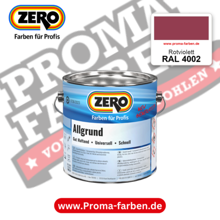 ZERO Allgrund RAL 4002 Rotviolett – im ZERO-MiX-System, online kaufen bei Proma Farben