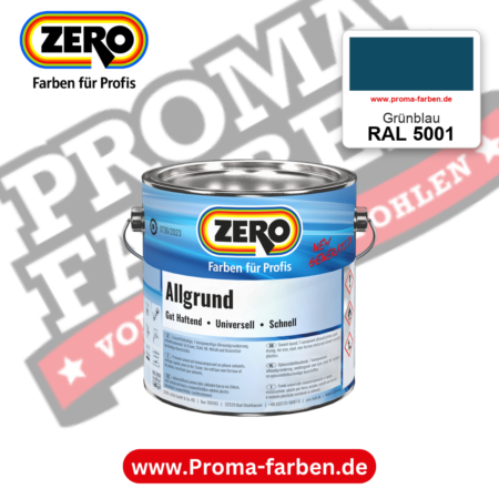 ZERO Allgrund RAL 5001 Grünblau – im ZERO-MiX-System, online kaufen bei Proma Farben