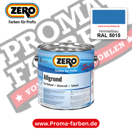ZERO Allgrund RAL 5015 Himmelblau – im ZERO-MiX-System, online kaufen bei Proma Farben