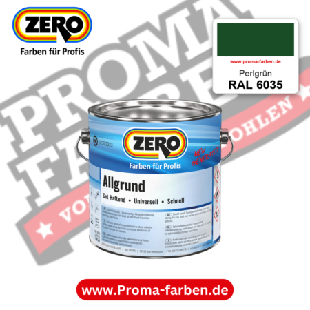 ZERO Allgrund RAL 6035 Perlgrün – im ZERO-MiX-System, online kaufen bei Proma Farben