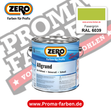 ZERO Allgrund RAL 6039 Fasergrün – im ZERO-MiX-System, online kaufen bei Proma Farben