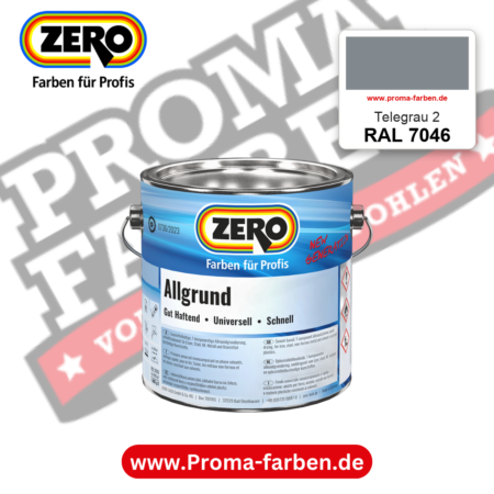 ZERO Allgrund RAL 7046 Telegrau 2 – im ZERO-MiX-System, online kaufen bei Proma Farben
