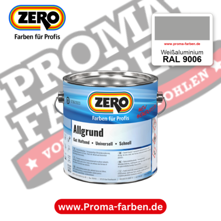 ZERO Allgrund RAL 9006 Weißaluminium – im ZERO-MiX-System, online kaufen bei Proma Farben