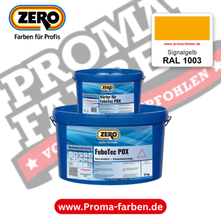 ZERO FuboTec 2K RAL 1003 Signalgelb – im ZERO-MiX-System, online kaufen bei Proma Farben