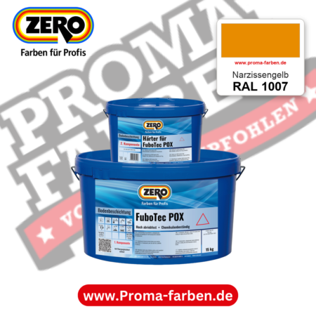 ZERO FuboTec 2K RAL 1007 Narzissengelb – im ZERO-MiX-System, online kaufen bei Proma Farben