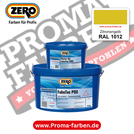 ZERO FuboTec 2K RAL 1012 Zitronengelb – im ZERO-MiX-System, online kaufen bei Proma Farben