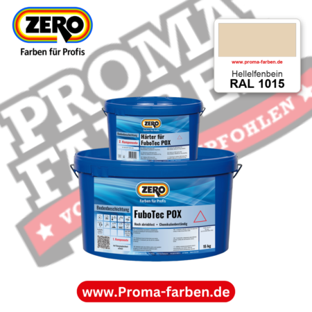 ZERO FuboTec 2K RAL 1015 Hellelfenbein – im ZERO-MiX-System, online kaufen bei Proma Farben