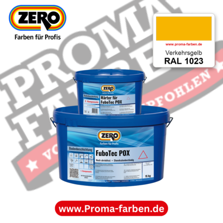 ZERO FuboTec 2K RAL 1023 Verkehrsgelb – im ZERO-MiX-System, online kaufen bei Proma Farben