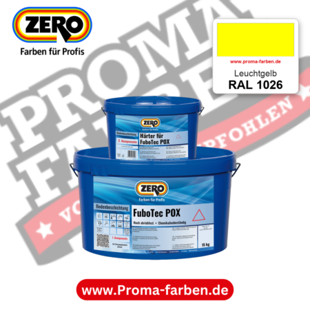 ZERO FuboTec 2K RAL 1026 Leuchtgelb – im ZERO-MiX-System, online kaufen bei Proma Farben
