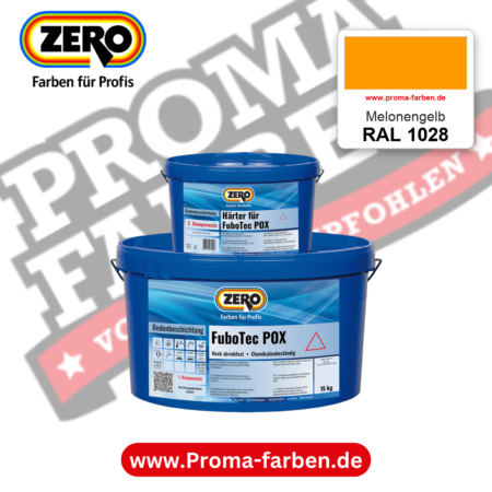 ZERO FuboTec 2K RAL 1028 Melonengelb – im ZERO-MiX-System, online kaufen bei Proma Farben
