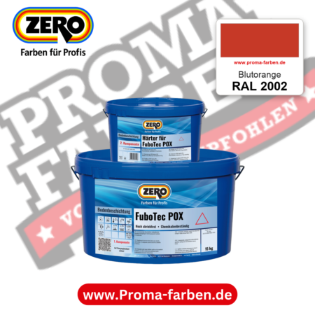 ZERO FuboTec 2K RAL 2002 Blutorange – im ZERO-MiX-System, online kaufen bei Proma Farben
