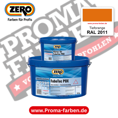 ZERO FuboTec 2K RAL 2011 Tieforange – im ZERO-MiX-System, online kaufen bei Proma Farben