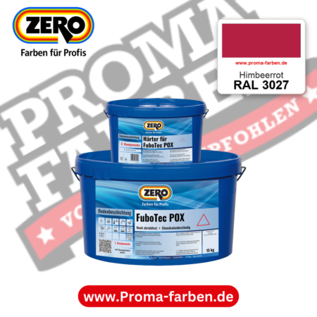 ZERO FuboTec 2K RAL 3027 Himbeerrot – im ZERO-MiX-System, online kaufen bei Proma Farben