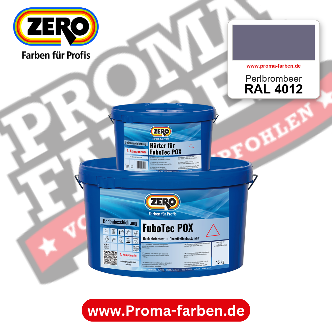ZERO FuboTec 2K RAL 4012 Perlbrombeer – im ZERO-MiX-System, online kaufen bei Proma Farben