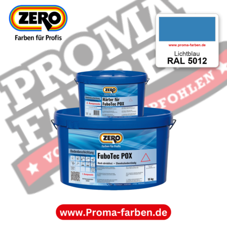 ZERO FuboTec 2K RAL 5012 Lichtblau – im ZERO-MiX-System, online kaufen bei Proma Farben