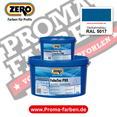 ZERO FuboTec 2K RAL 5017 Verkehrsblau – im ZERO-MiX-System, online kaufen bei Proma Farben