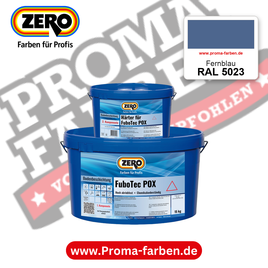 ZERO FuboTec 2K RAL 5023 Fernblau – im ZERO-MiX-System, online kaufen bei Proma Farben