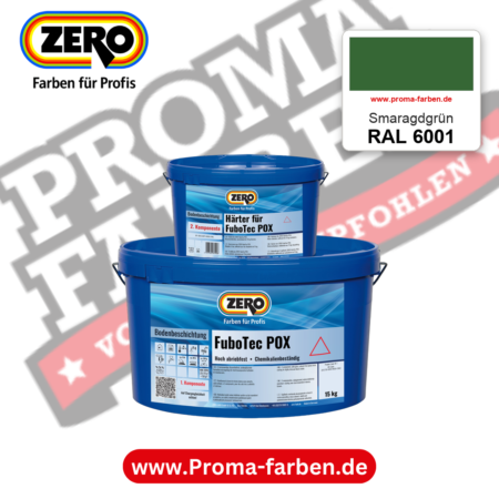 ZERO FuboTec 2K RAL 6001 Smaragdgrün – im ZERO-MiX-System, online kaufen bei Proma Farben