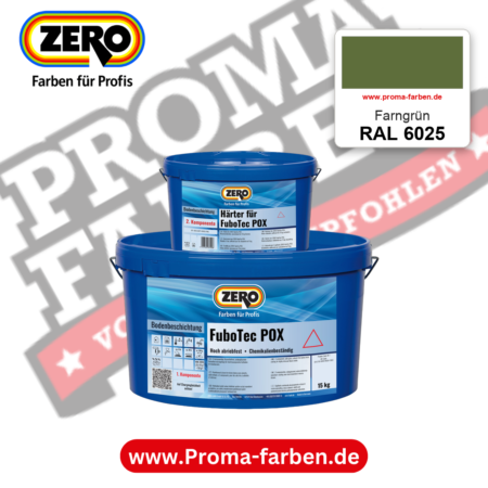 ZERO FuboTec 2K RAL 6025 Farngrün – im ZERO-MiX-System, online kaufen bei Proma Farben
