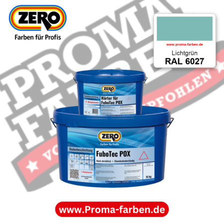 ZERO FuboTec 2K RAL 6027 Lichtgrün – im ZERO-MiX-System, online kaufen bei Proma Farben