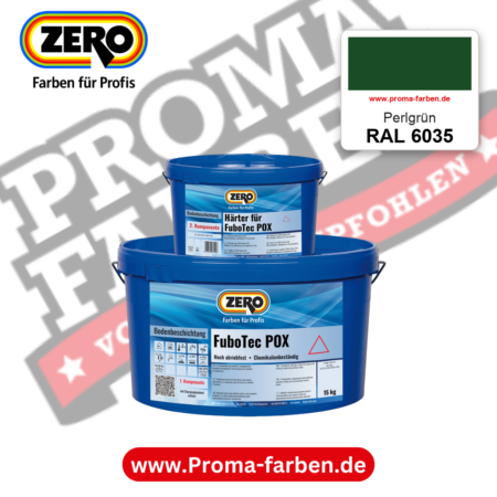 ZERO FuboTec 2K RAL 6035 Perlgrün – im ZERO-MiX-System, online kaufen bei Proma Farben