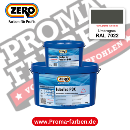 ZERO FuboTec 2K RAL 7022 Umbragrau – im ZERO-MiX-System, online kaufen bei Proma Farben