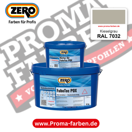 ZERO FuboTec 2K RAL 7032 Kieselgrau – im ZERO-MiX-System, online kaufen bei Proma Farben