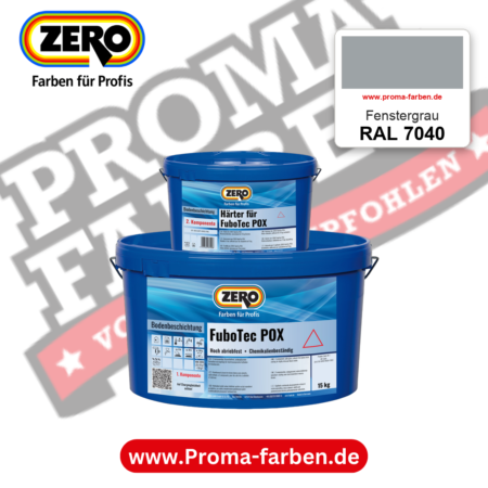 ZERO FuboTec 2K RAL 7040 Fenstergrau – im ZERO-MiX-System, online kaufen bei Proma Farben
