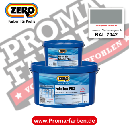ZERO FuboTec 2K RAL 7042 nowrap | Verkehrsgrau A – im ZERO-MiX-System, online kaufen bei Proma Farben