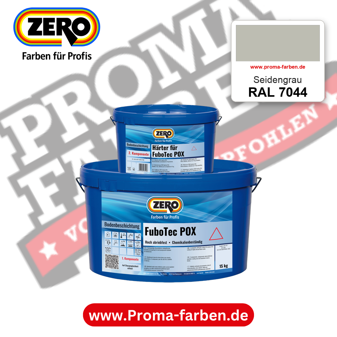 ZERO FuboTec 2K RAL 7044 Seidengrau – im ZERO-MiX-System, online kaufen bei Proma Farben