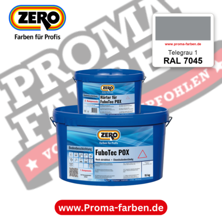 ZERO FuboTec 2K RAL 7045 Telegrau 1 – im ZERO-MiX-System, online kaufen bei Proma Farben