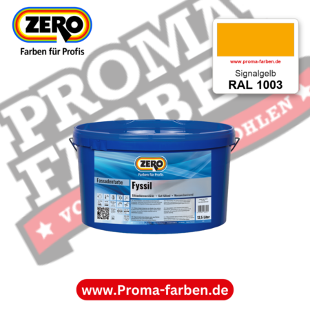 ZERO Fyssil RAL 1003 Signalgelb – im ZERO-MiX-System, online kaufen bei Proma Farben